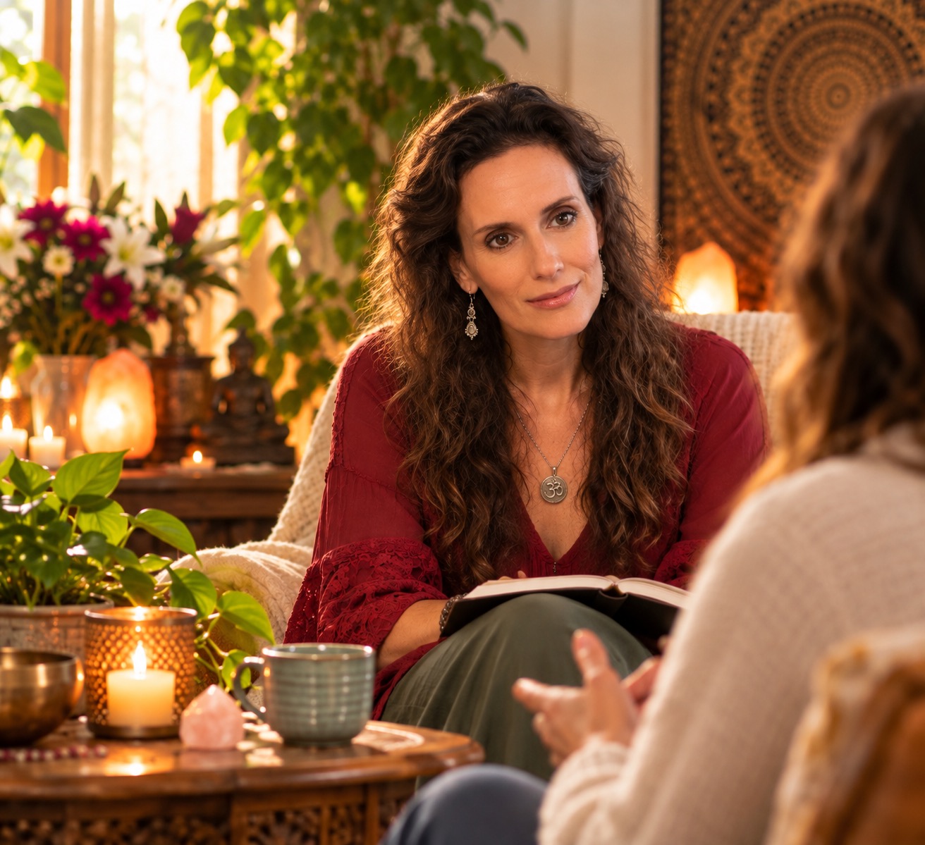 Asttarte Deva in an intimacy coaching session